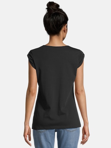 salzhaut Shirt 'Biike - Fischkopp Digga' in Zwart