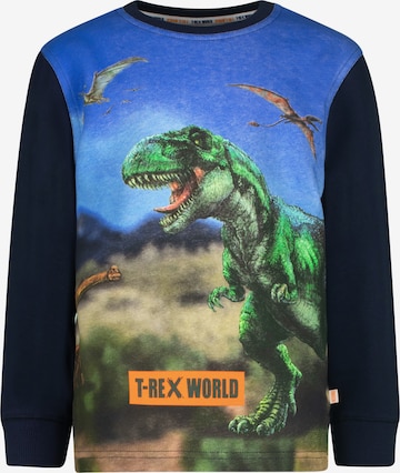 T-REX WORLD Sweatshirt in Mixed colors: front