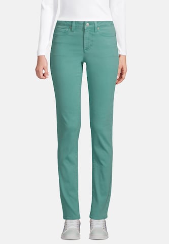 Lands‘ End Regular Jeans in Green: front