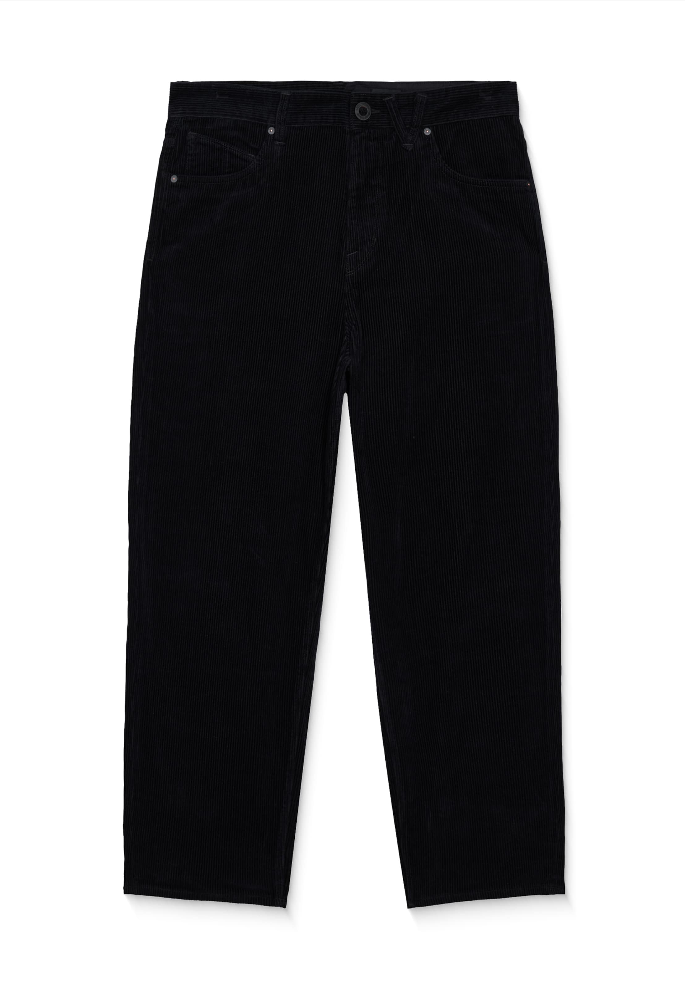 Effilé Pantalon 'Billow' Volcom en noir : devant
