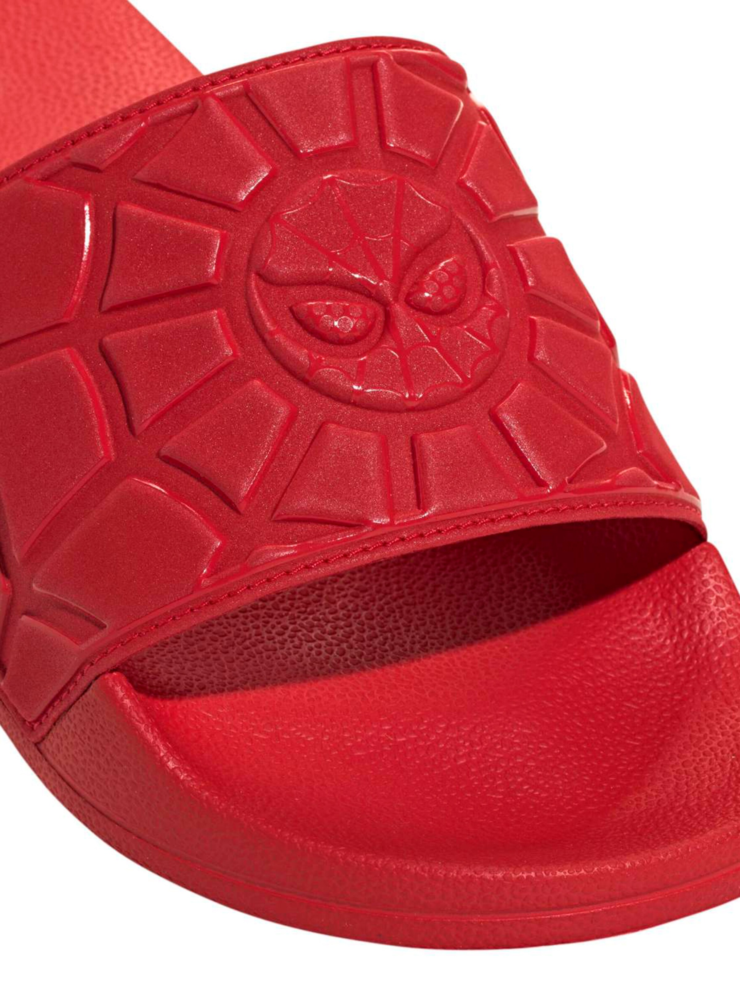 ADIDAS SPORTSWEAR Muiltjes 'Marvel Spider-Man Adilette' in Rood