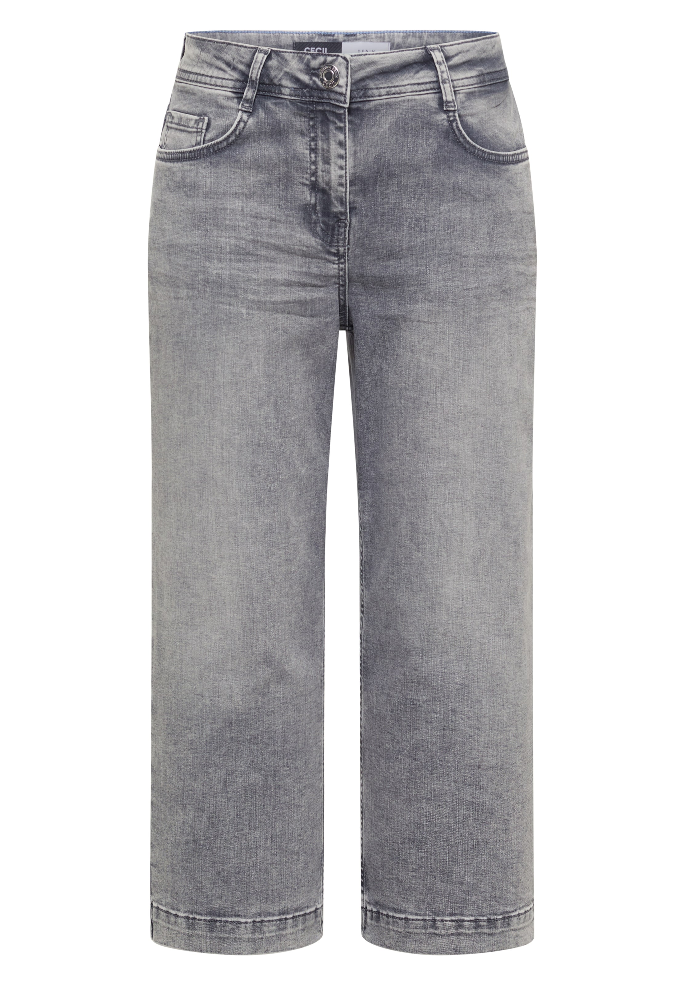 CECIL Loosefit Jeans in Grau: Vorderseite