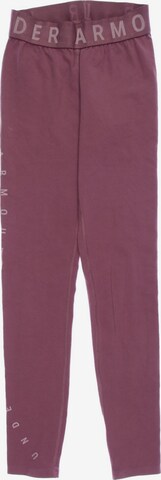 UNDER ARMOUR Pants in XS in Pink: front