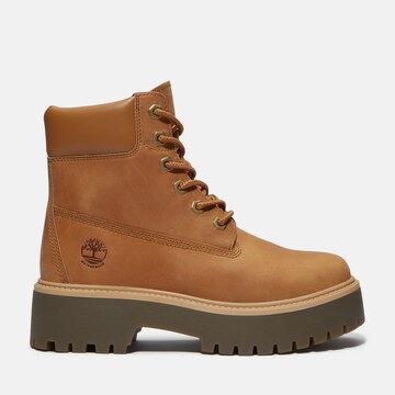 TIMBERLAND Schnürstiefelette in Braun