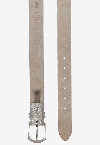 Cintura di b.belt Handmade in Germany in grigio