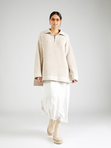 MSCH COPENHAGEN Sweater 'Devion' in Beige