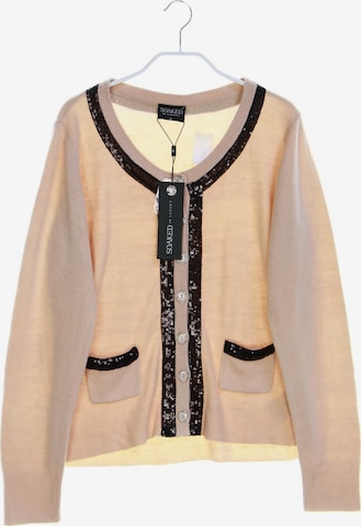 SOAKED IN LUXURY Strickjacke XL in Beige: predná strana