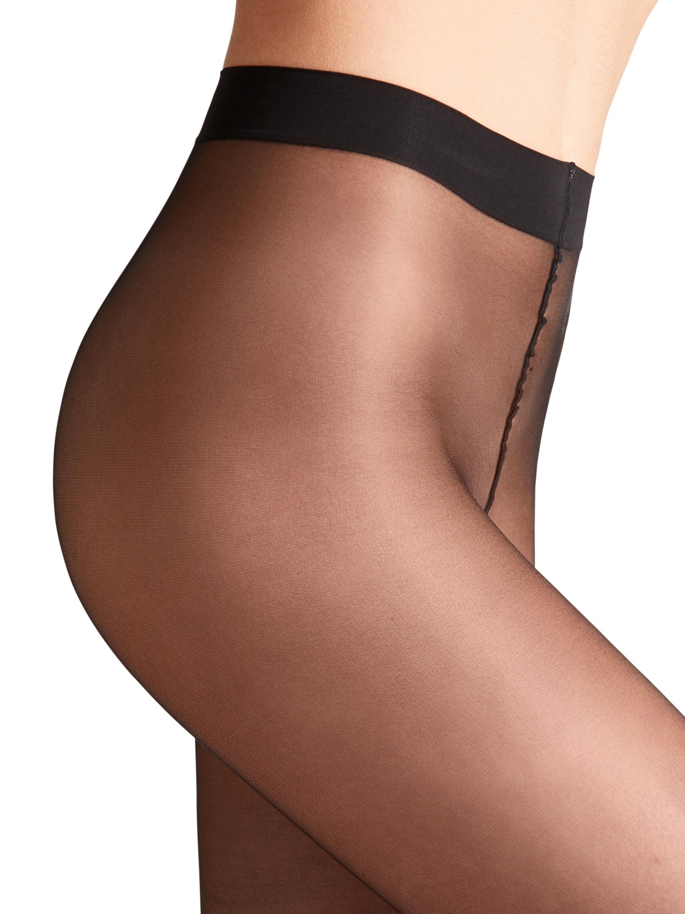 FALKE Tights 'Seidenglatt' in Black