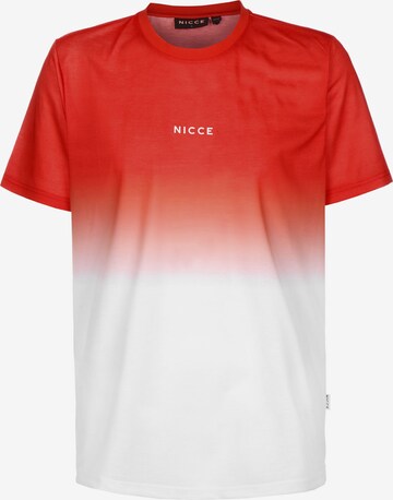 Nicce Shirt 'Fade' in Rot: predná strana