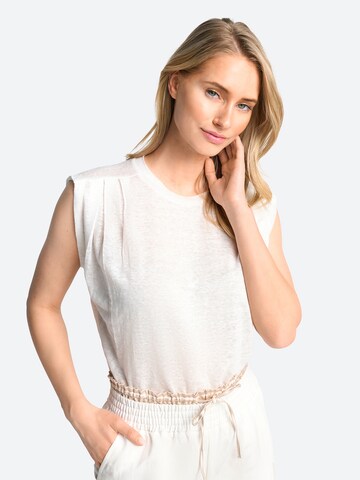 Rich & Royal Top in White: front