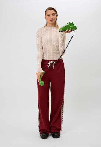 T-shirt 'Zahara Lace' OH APRIL en blanc