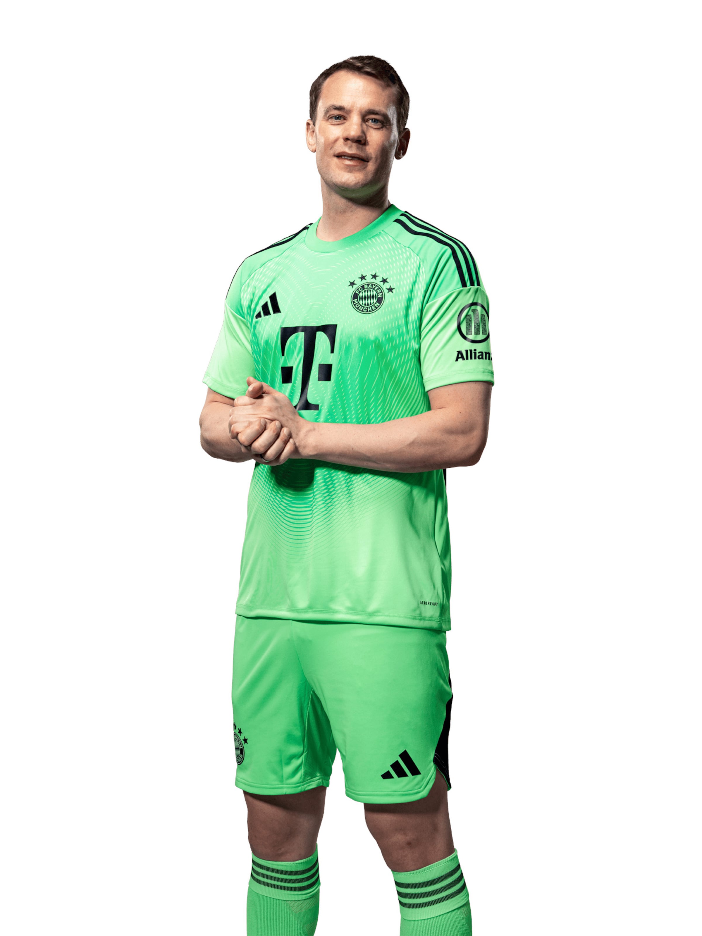 FC BAYERN MÜNCHEN Αθλητική φανέλα 'FC Bayern München 25-26' σε πράσινο: μπροστά