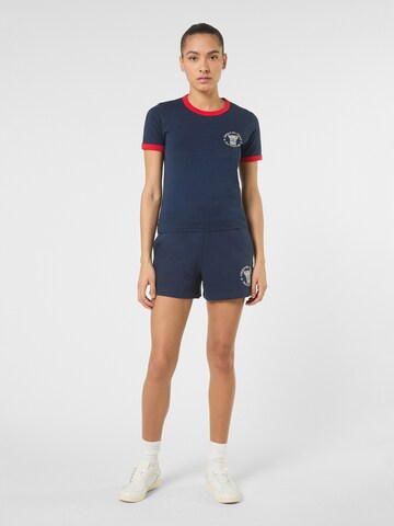 FILA Shirt 'MARLIA regular graphic ringer t-shirt' in Blauw