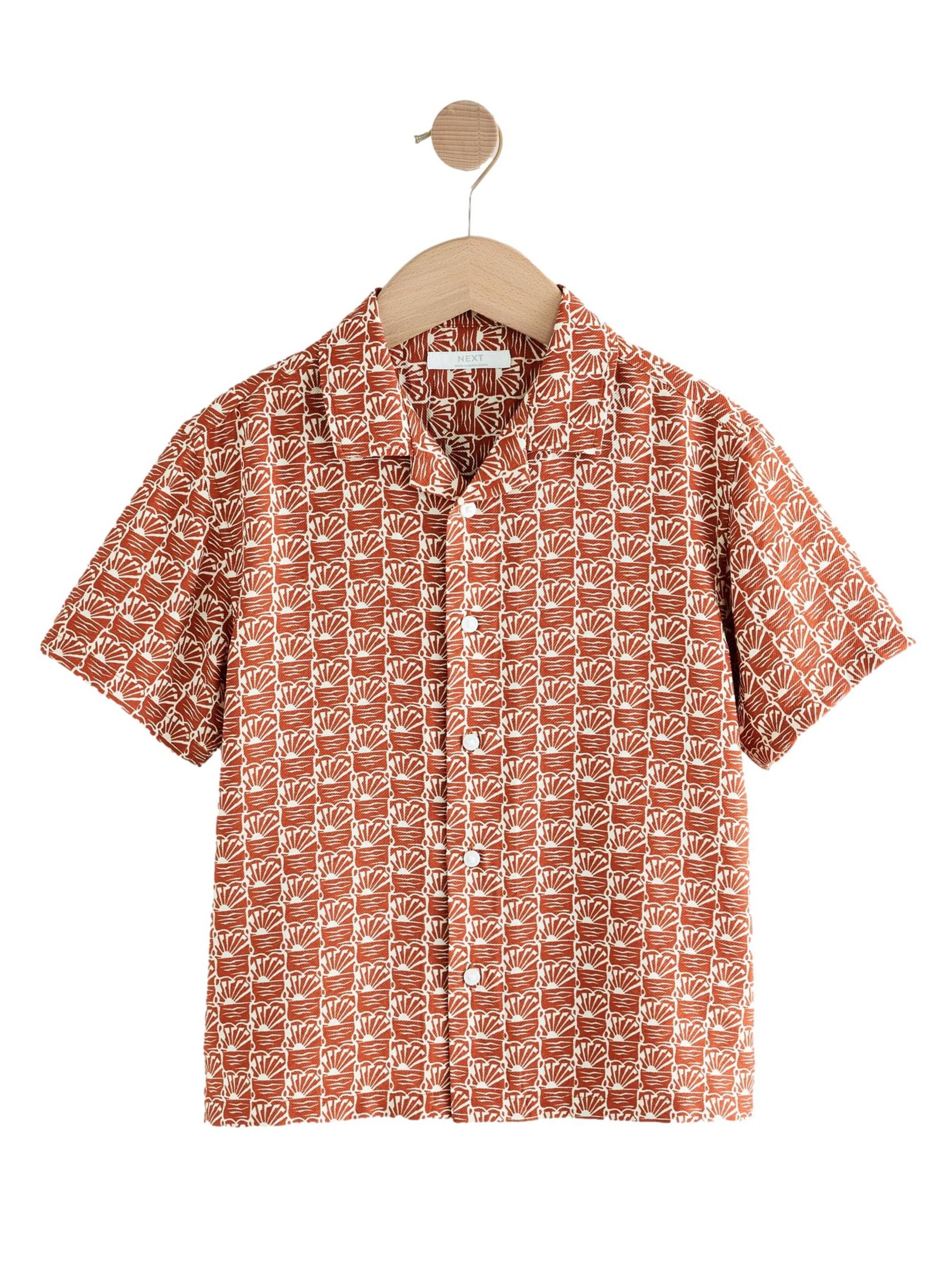 Next - Ajuste regular Camisa en marrón