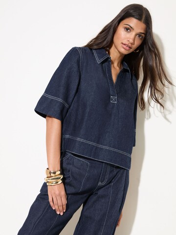 Camicia da donna di Friends Like These in blu: frontale