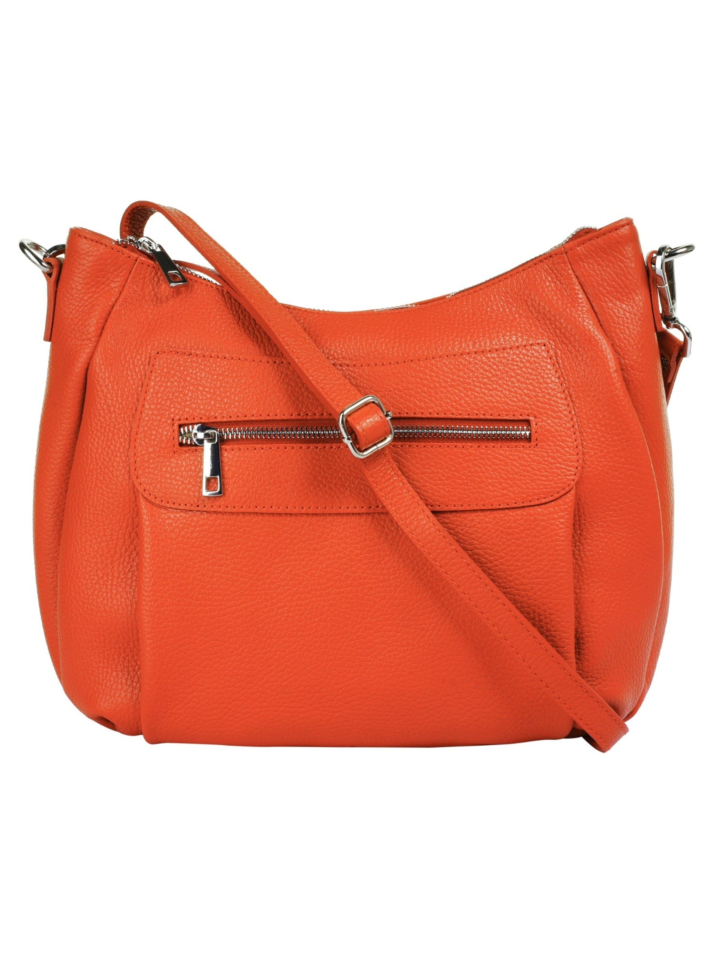 Samantha Look Crossbody Bag in Orange: front
