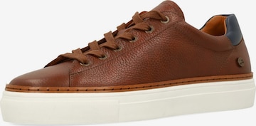 Baskets basses no stress en marron : devant