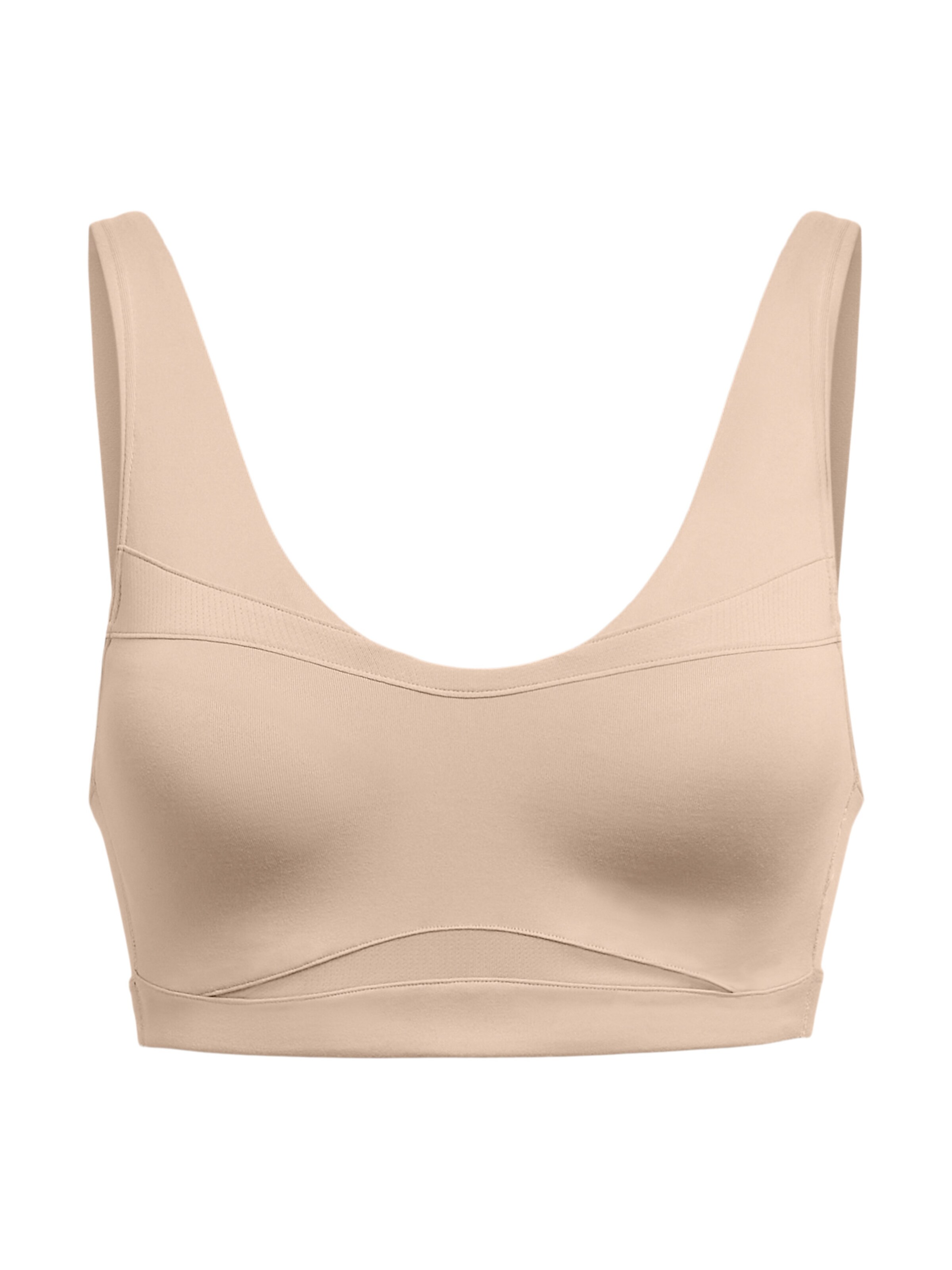 UNDER ARMOUR Bustier Sport bh 'Evolution' in Beige: voorkant