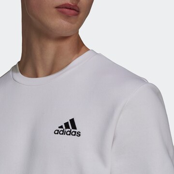 ADIDAS SPORTSWEAR Athletic Sweatshirt 'Essentials' in White