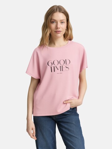 TOM TAILOR Shirt in Pink: front
