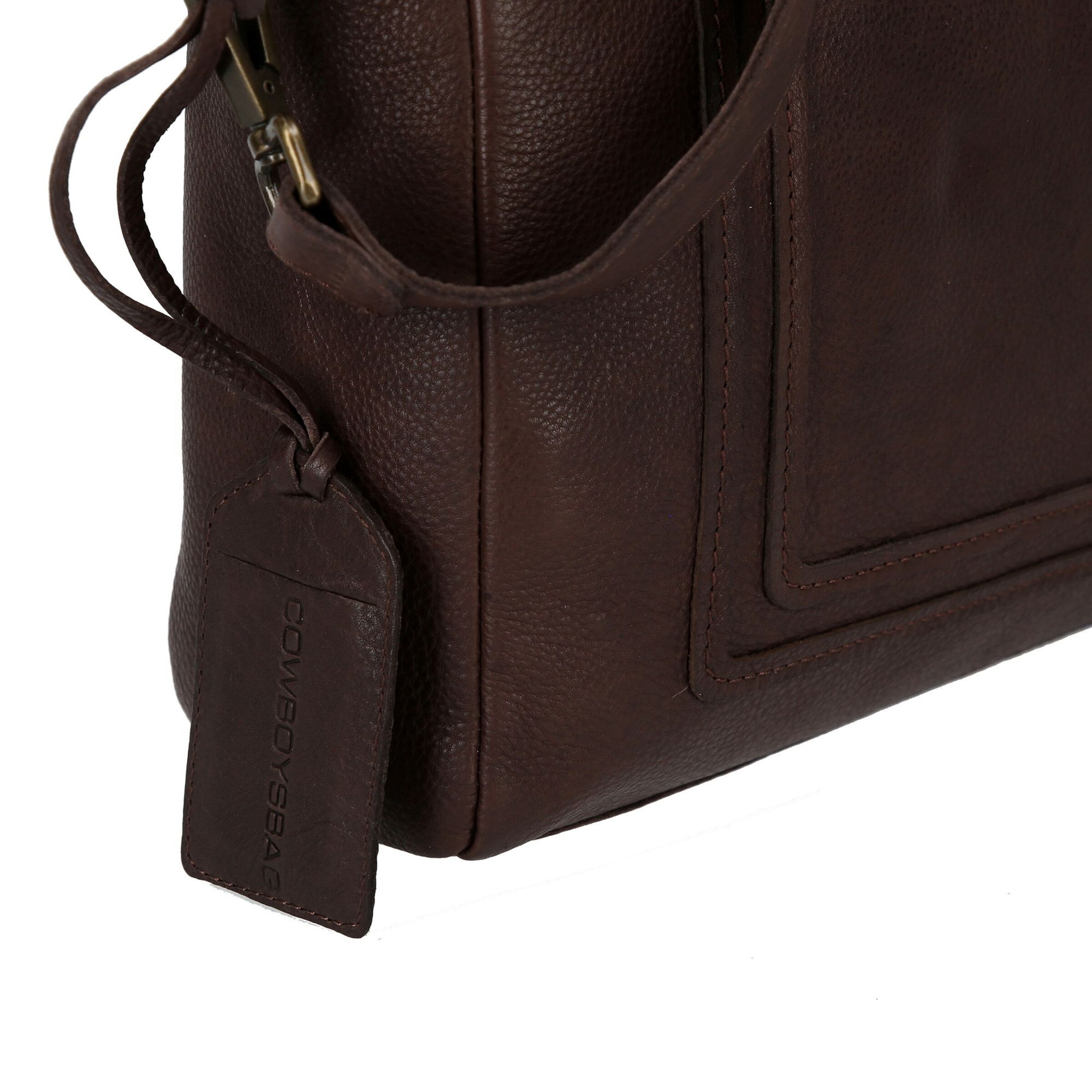 Cowboysbag Shoulder bag 'Chained Barton' in Brown