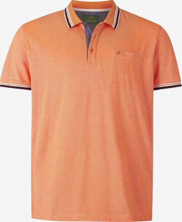 T-Shirt Charles Colby en orange : devant