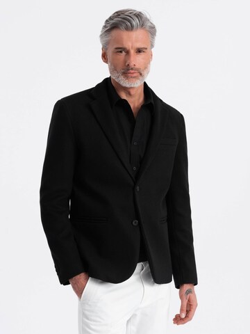 Veste de costume Ombre en noir : devant