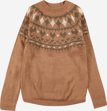 Pull-over NAME IT en marron : devant