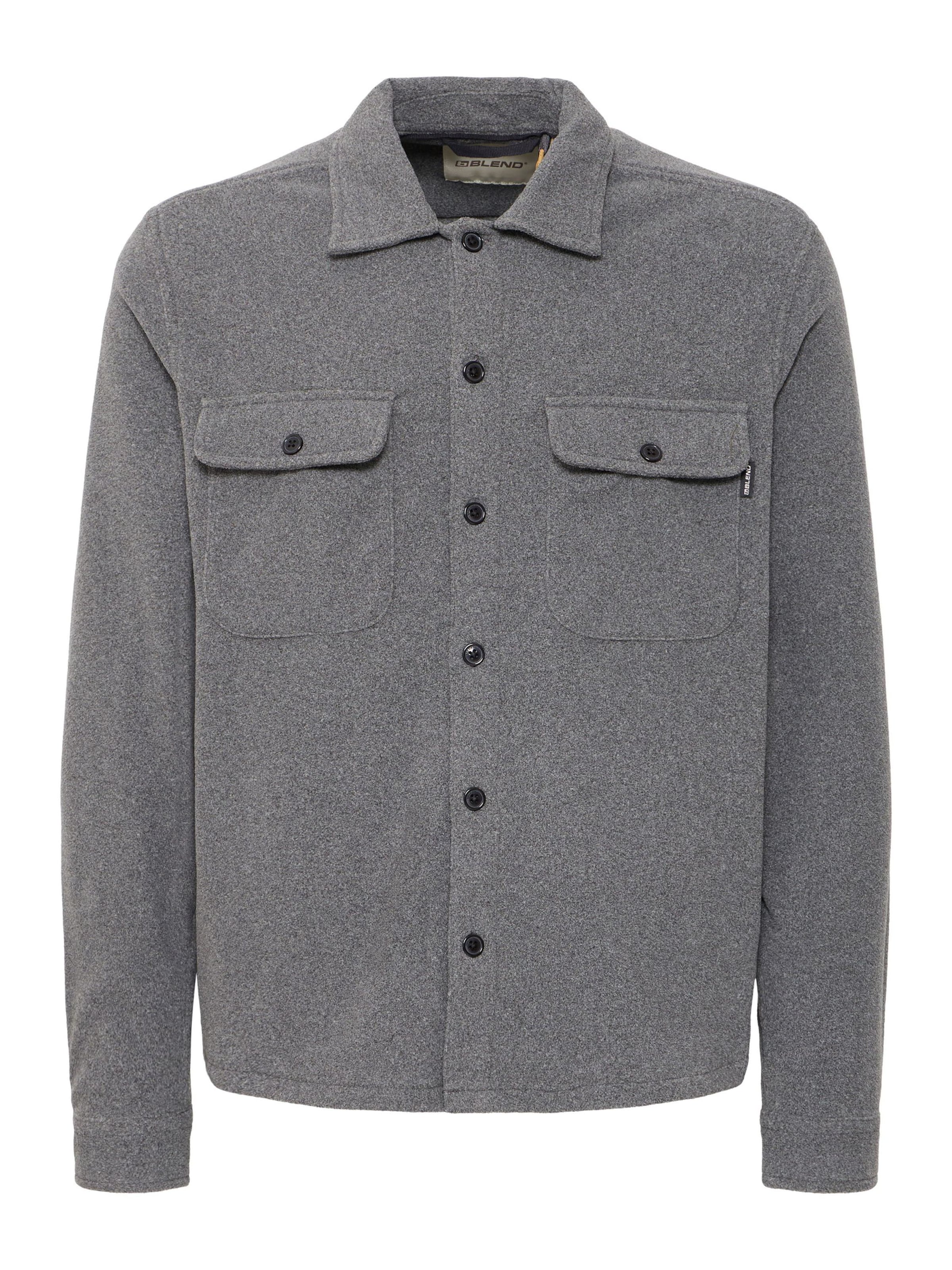 BLEND Übergangsjacke in Grau: Vorderseite