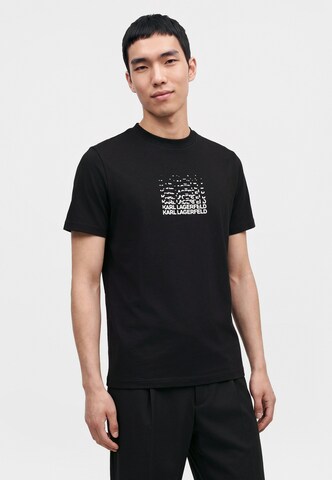 Maglietta di Karl Lagerfeld in nero: frontale