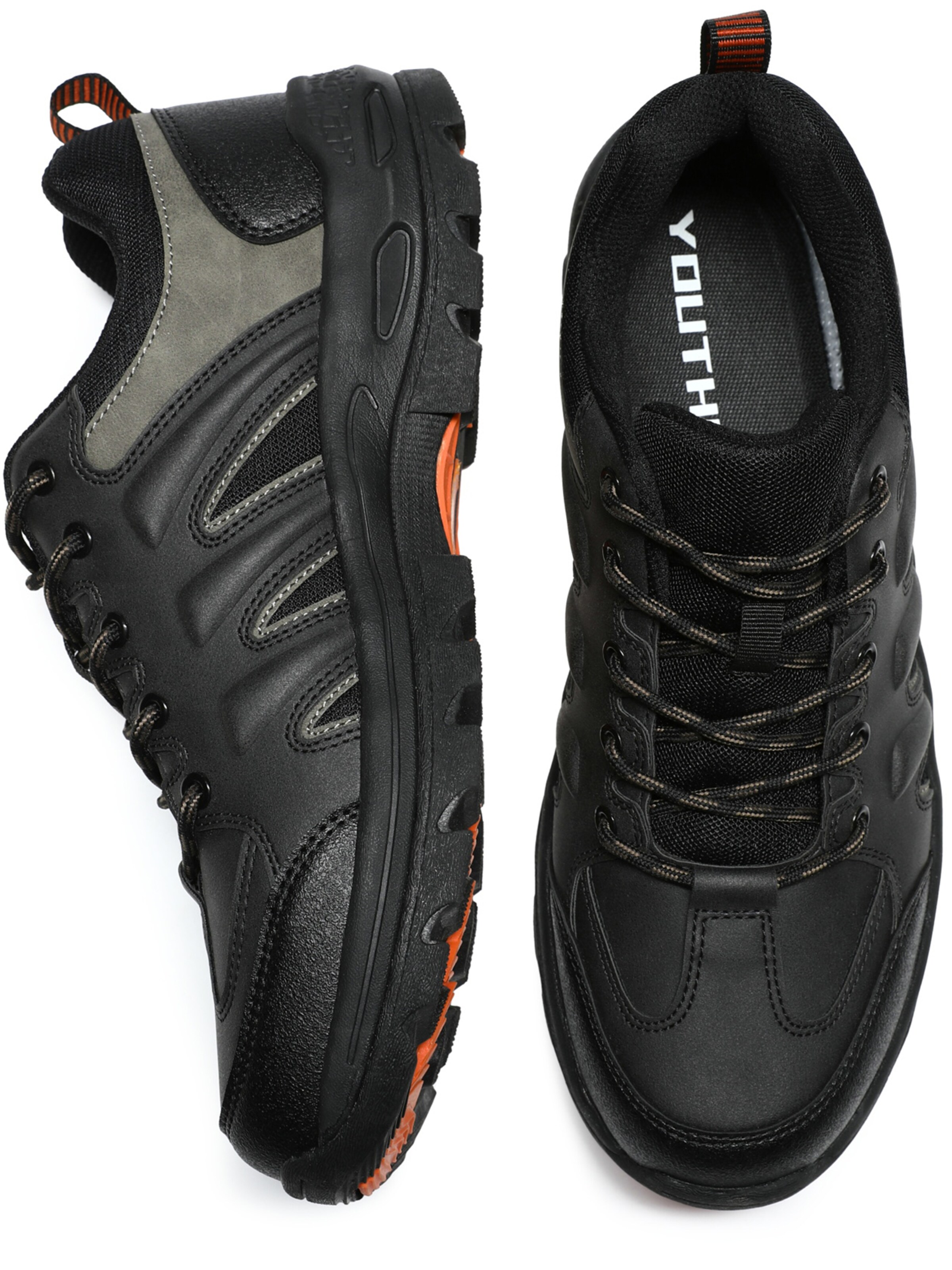 Youthup Athletic Shoes in Black