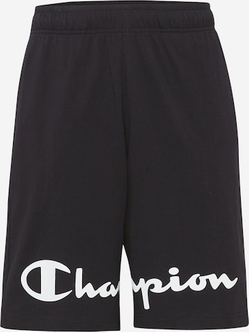 Pantalon Champion Authentic Athletic Apparel en noir : devant