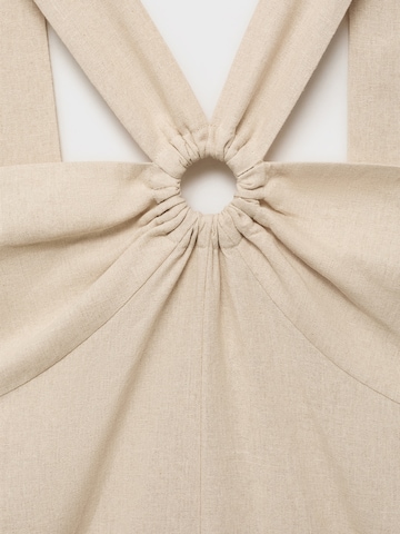 MANGO Jumpsuit 'SUPER' i beige