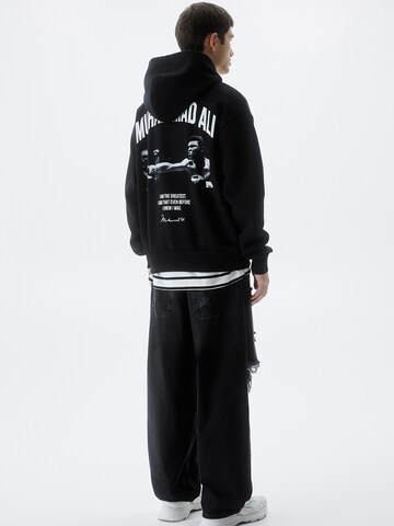 Pull&Bear Sweatshirt in Schwarz