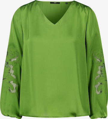 zero Blouse in Groen: voorkant