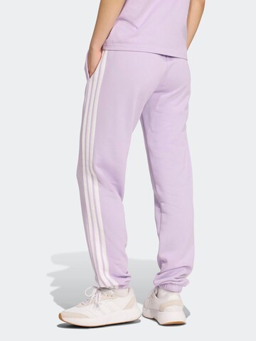 ADIDAS SPORTSWEAR Tapered Sports trousers 'Essentials' in Purple
