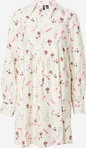 VERO MODAKošulja haljina 'VMJOSIE' - bež boja: prednji dio