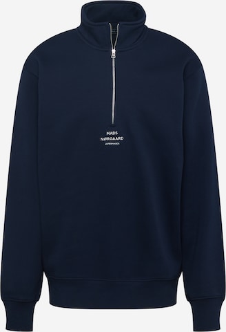 MADS NORGAARD COPENHAGEN Sweatshirt in Blue: front