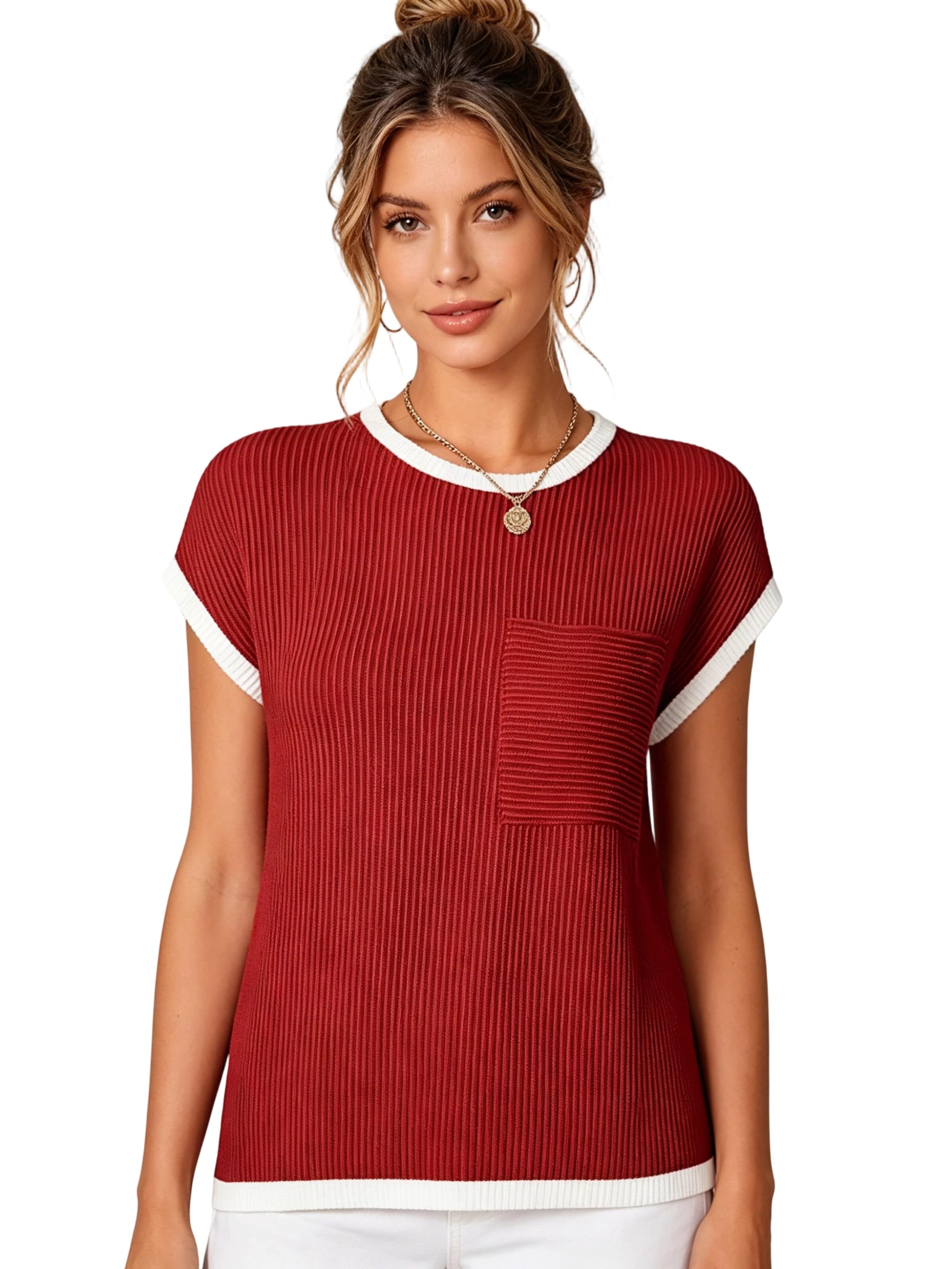 Yesfashion Shirt in Red