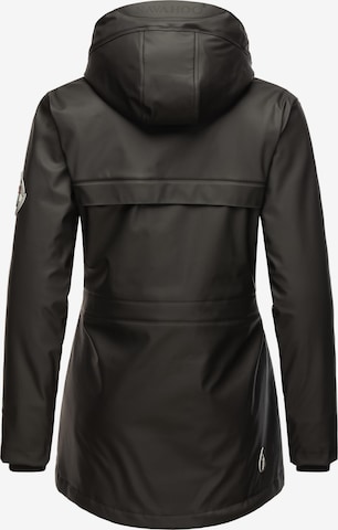 NAVAHOO Weatherproof jacket 'Ocean Heart' in Black