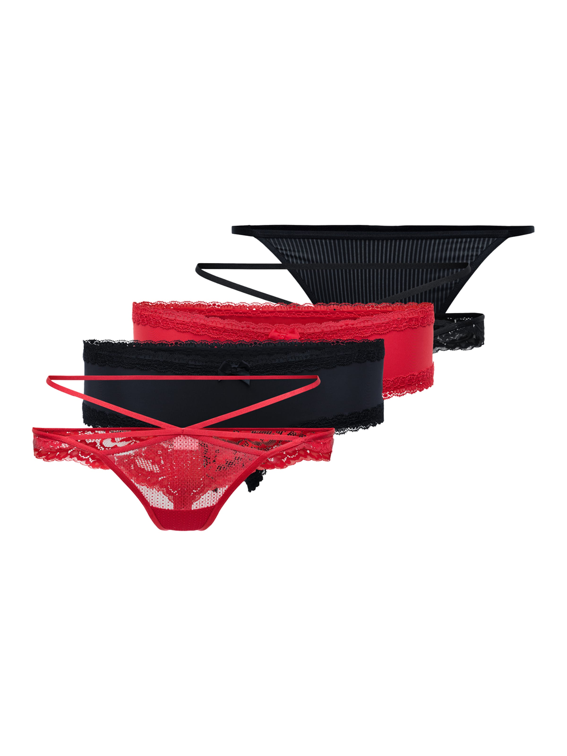 Hunkemöller String i röd: framsida