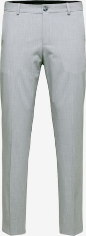 SELECTED HOMME Slimfit Bukser med fals i grå: forside