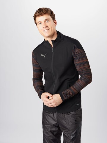 Veste de sport PUMA en noir : devant