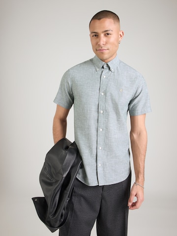 Jack & Jones Premium Regular fit Πουκάμισο 'JPRBLUSUMMER' σε πράσινο: μπροστά