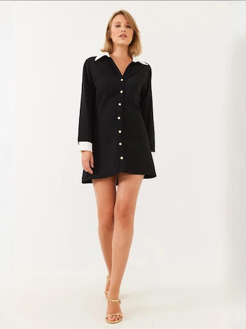 Bianco Lucci Blousejurk in Zwart