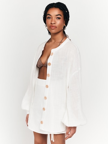 Lezu Blouse 'Melina' in White: front