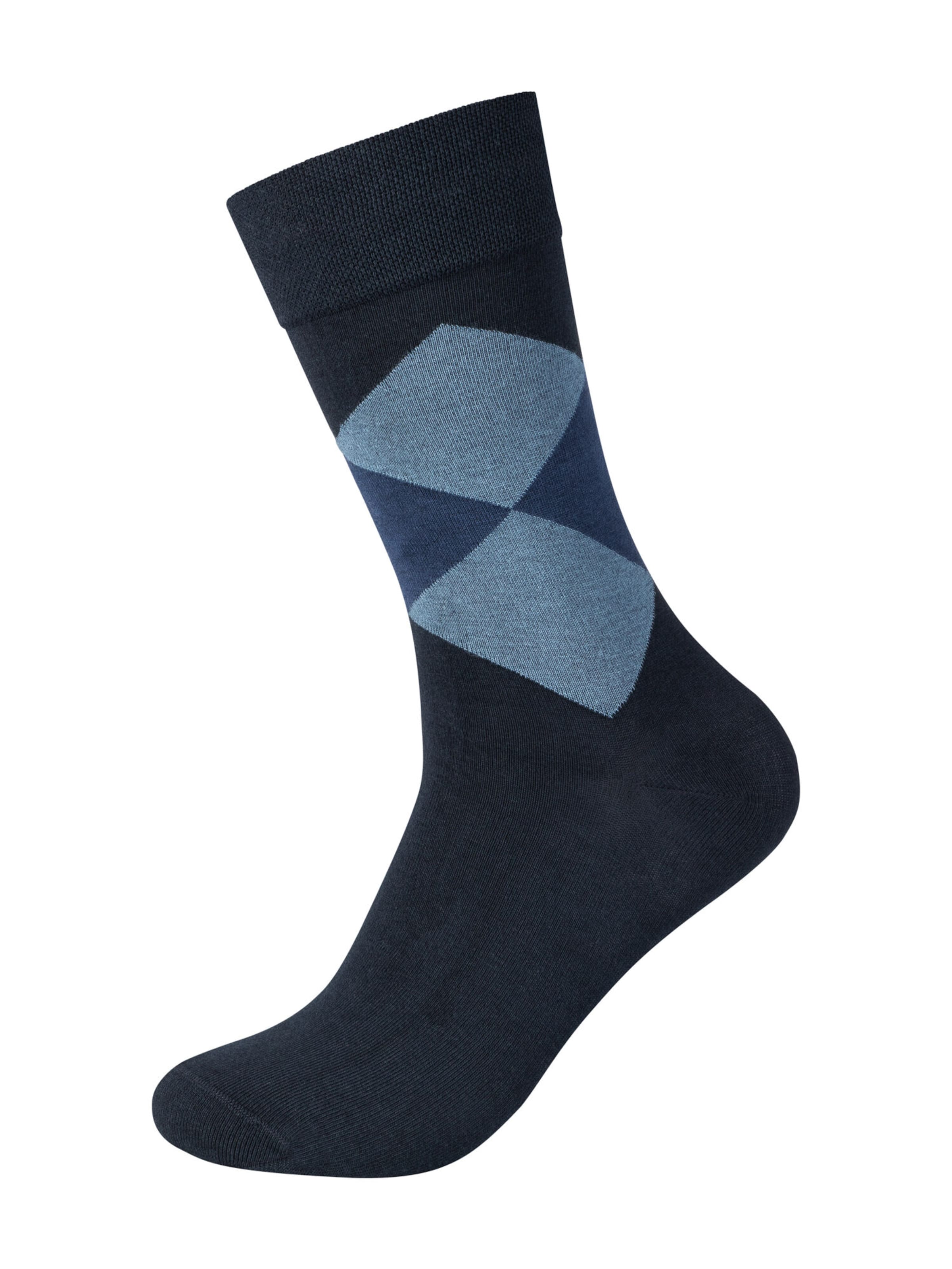 Chaussettes camano en bleu : sur le côté