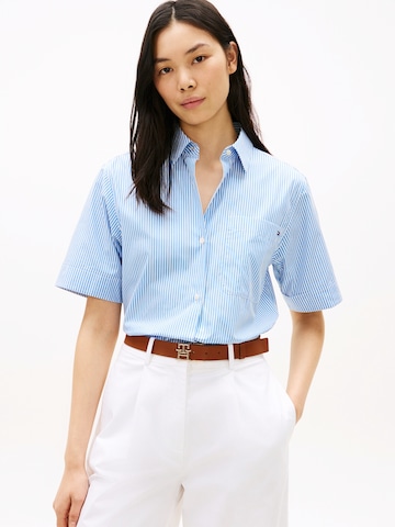 TOMMY HILFIGER Blouse 'ESS' in Blauw: voorkant