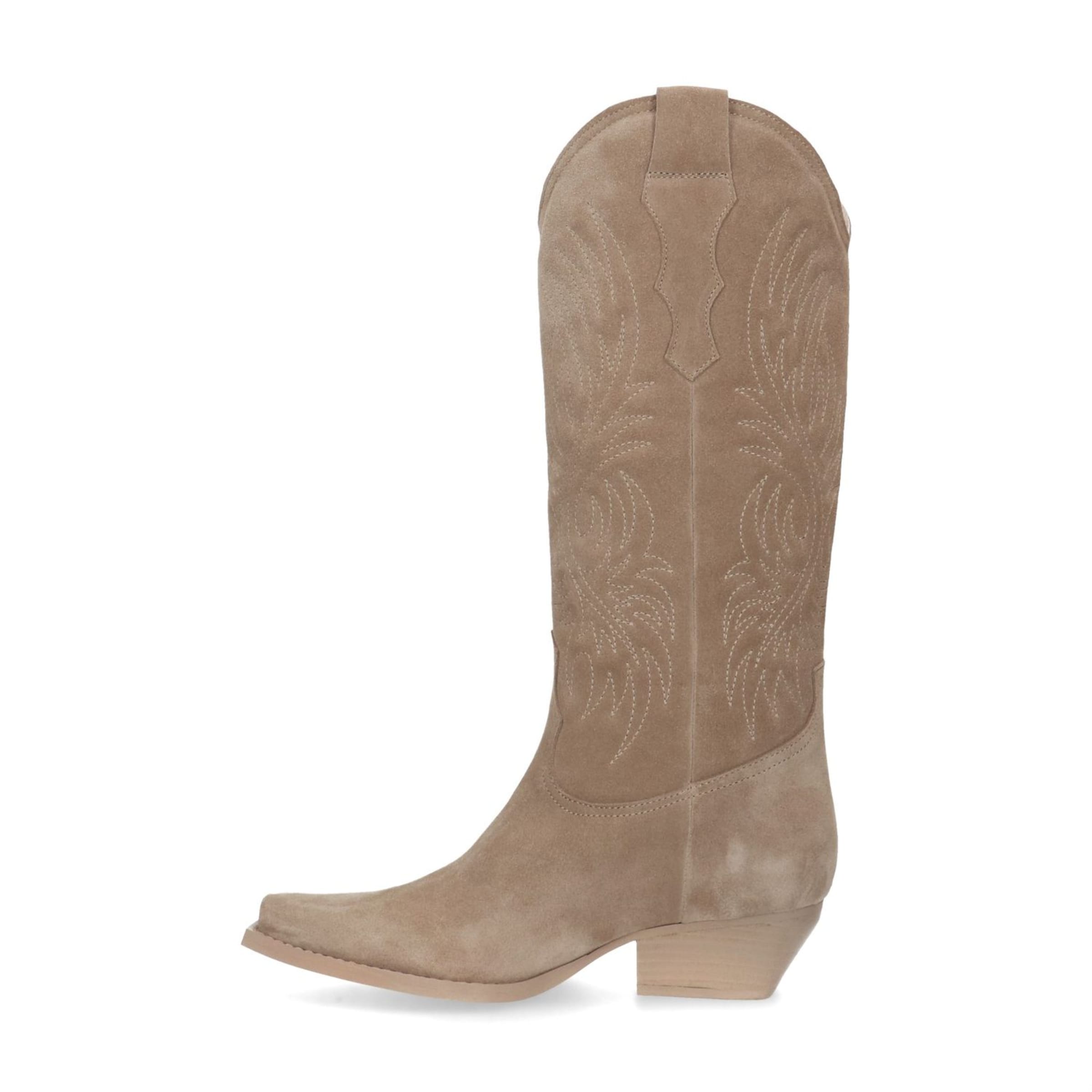 Bottes de cowboy SACHA en beige : devant