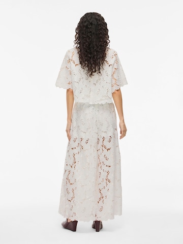 VILA Wide leg Broek 'VIHylde' in Wit
